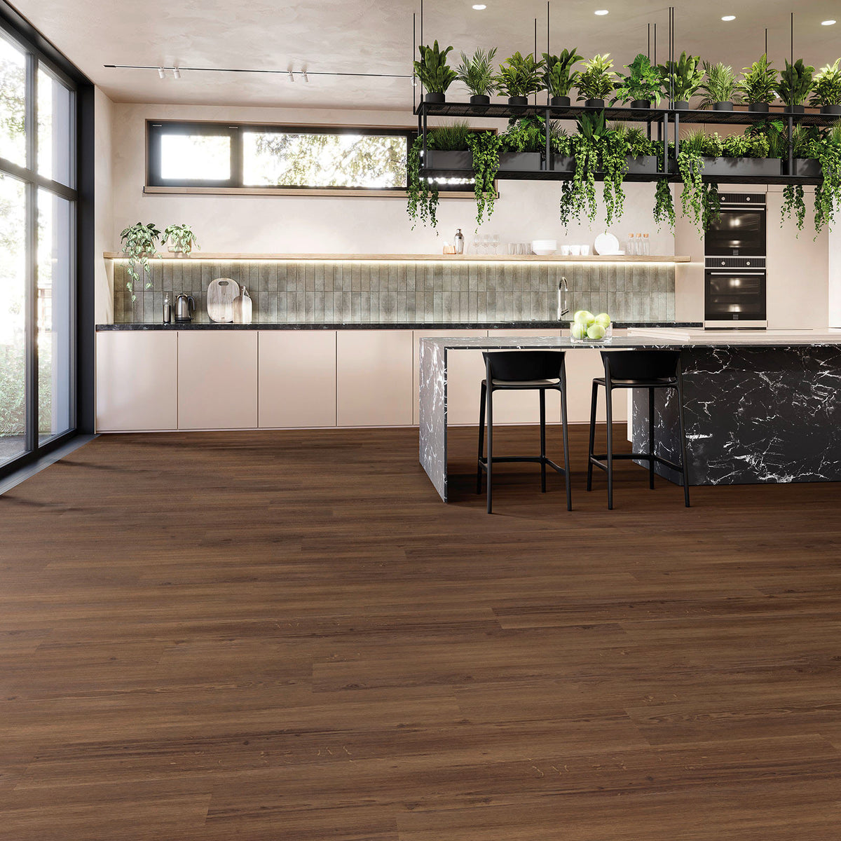 JOKA DESIGN 555 Incredible Dark Oak EIR – Dekor 5209, Click 209, Raumbild