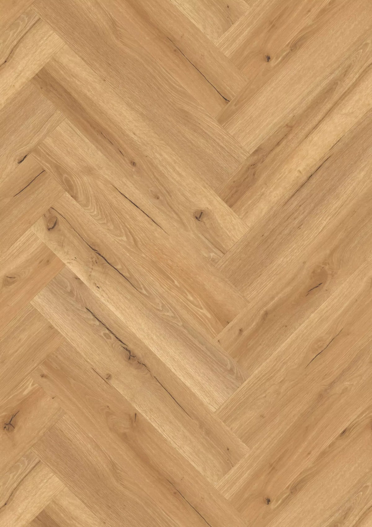 JOKA DESIGN 555 Wooden Styles Herringbone Click 706H Oak Chalet EIR – Fischgrät-Dekoransicht