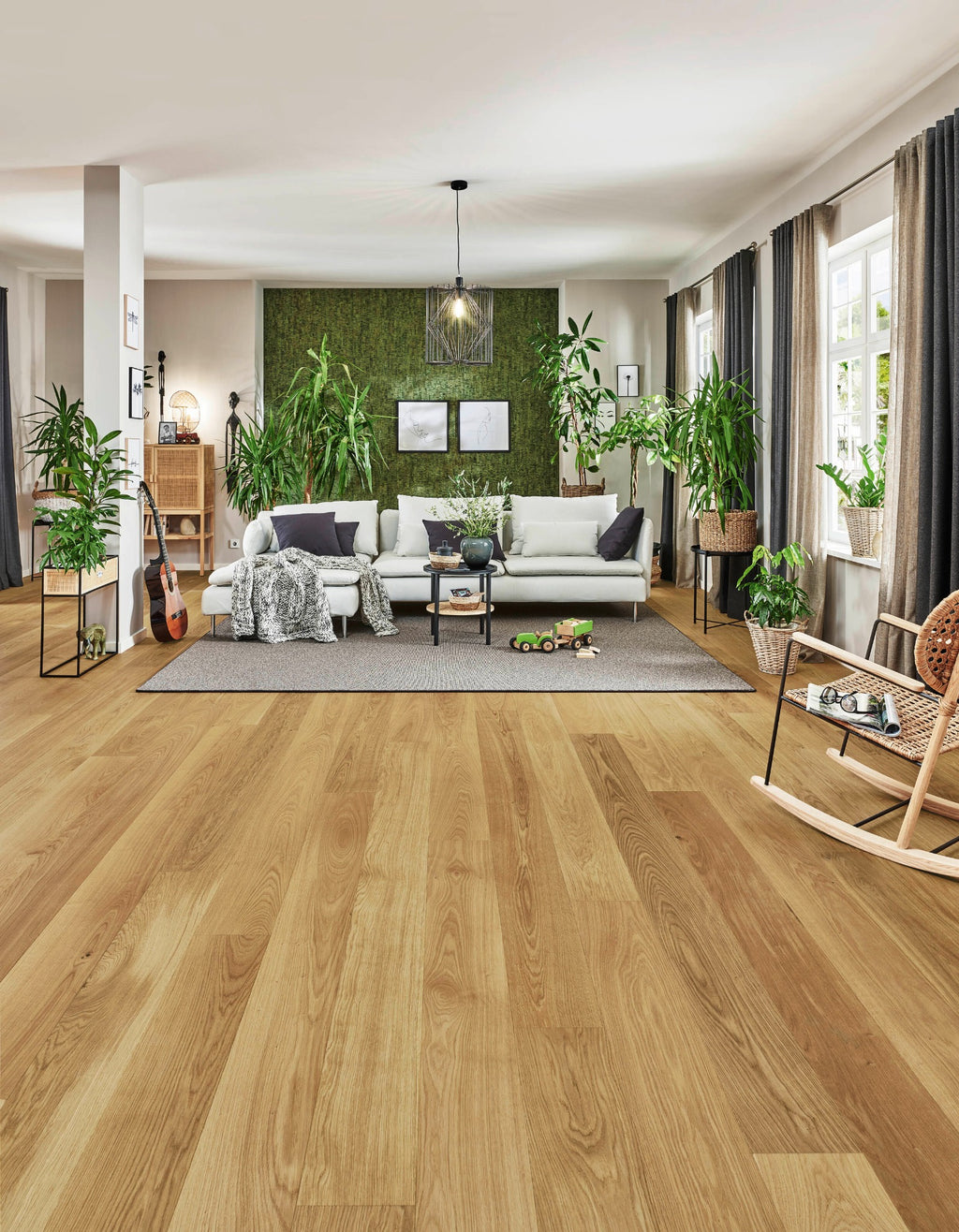 JOKA Classic 435 LD Calgary E0213 Eiche gebürstet Elegance – Raumbild